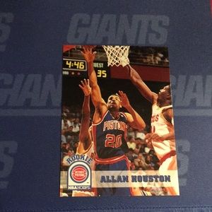 Allan Houston nba hoops rookie card